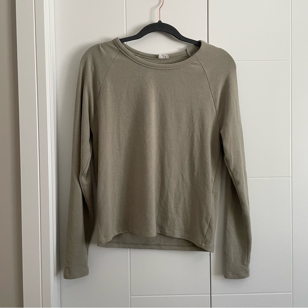 Wilfred Sage Green Long Sleeve Top